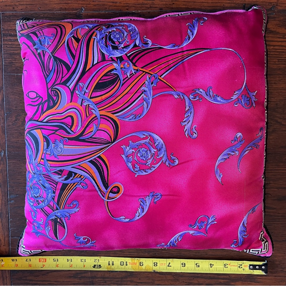 Vintage VERSACE throw pillow